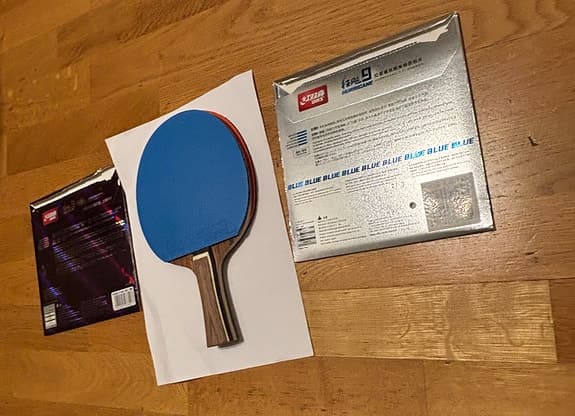 pingisracket offensiv japansk carbon-stomme BoerWRB & DHS (182,8g)