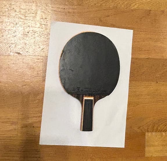 Komplett pingisracket allround trästomme
