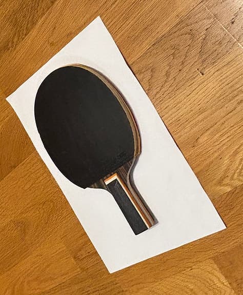 Komplett pingisracket allround trästomme