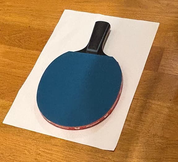 Komplett pingisracket allround trästomme