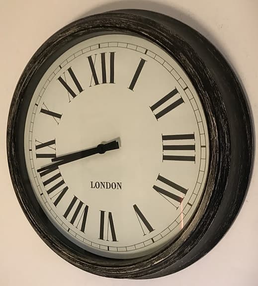 London väggklocka