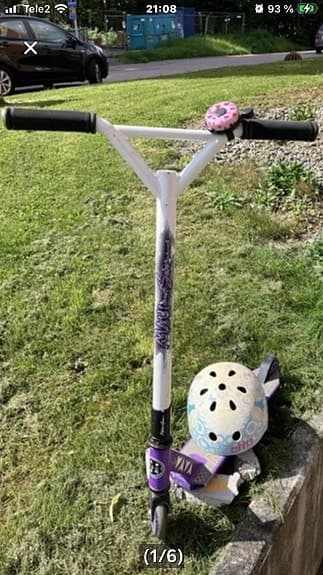 XIAU Pro Scooter Lila och Vit