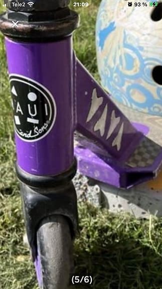 XIAU Pro Scooter Lila och Vit