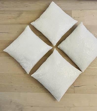 Glittrande 4 st kuddfodral 40*40