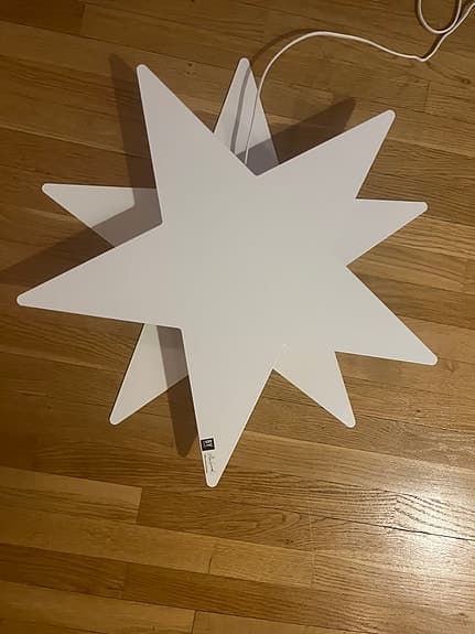 Advent/julstjärna Vit  By Rydéns