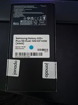 Samsung Galaxy S22+ 5G | 8 GB | 128 GB | Dual-SIM | Phantom Black