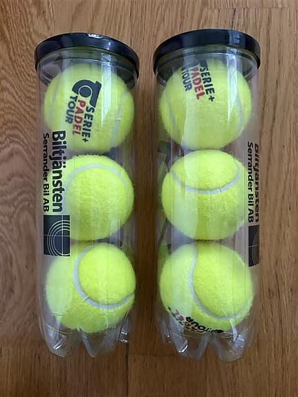 2 rör helt ny padel bollar