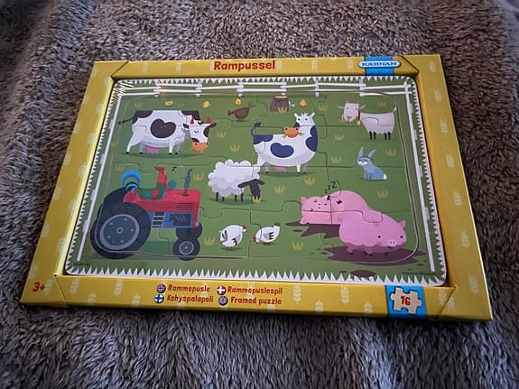 Inplastad och Helt Nytt  Ifrån Kärnan 🎁Ravensburger Ramme pusselspel
