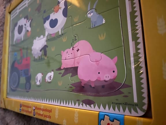 Inplastad och Helt Nytt  Ifrån Kärnan 🎁Ravensburger Ramme pusselspel