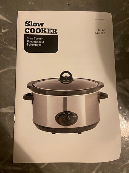 Slow Cooker/Kokare/Långsam kokare
