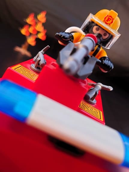 🚒🔥 Playmobil 9518 – Brandinsats i skogen med helikopter och brandbil 🚁🌲