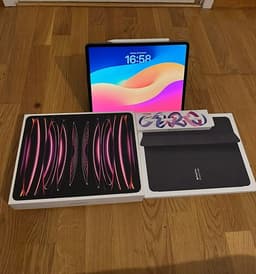 Ny: iPad Pro 12.9" (6:e generationen, M2) + Apple Pencil 2 + Smart Folio