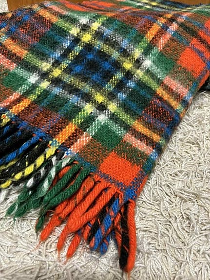 Retro Nostalgi Vintage Filt Pläd