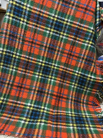 Retro Nostalgi Vintage Filt Pläd