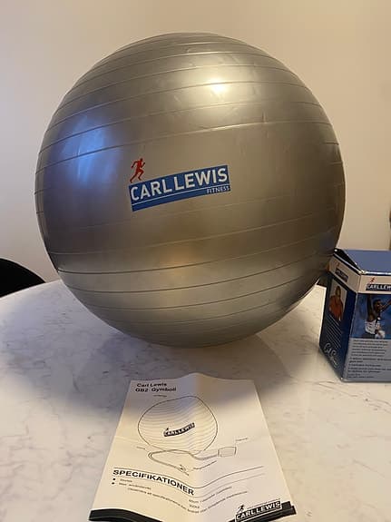 Carl Lewis GB2 Gymboll 65 cm silver