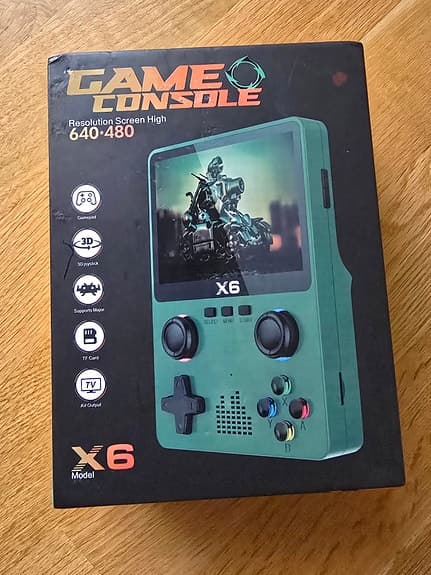 X6 Game Console retro spelkonsol
