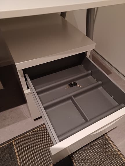 Lådhurts med hängmappar