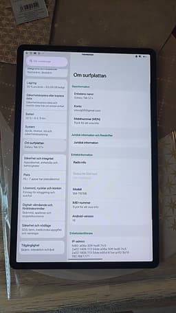 Samsung Galaxy Tab S7 plus med 5g