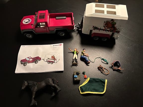 Schleich Pickup Bil med Hästtransport