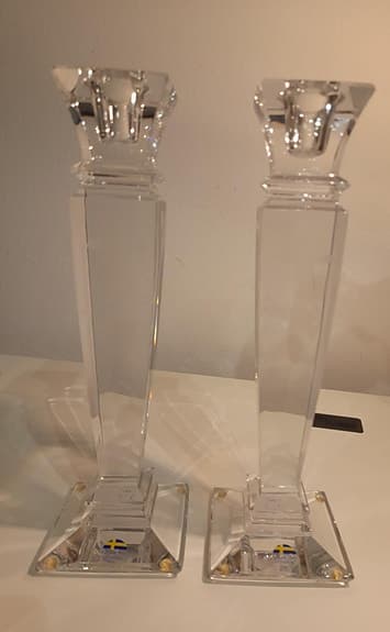 Kristalljusstakar Glasets Hus – 25,5 cm, 24% blyhaltig kristall, Sverige