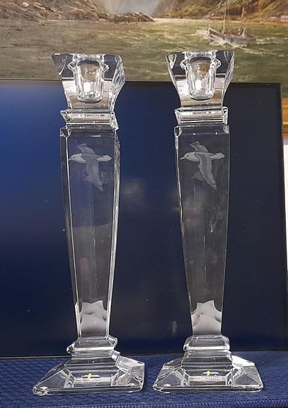 Kristalljusstakar Glasets Hus – 25,5 cm, 24% blyhaltig kristall, Sverige