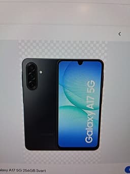 Samsung A17 5G 256GB Oöppnad/oanvänd