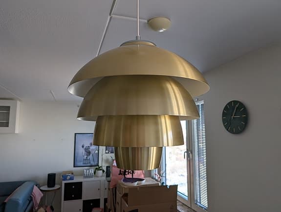 Lampa Belid Valencia 42cm Mässing