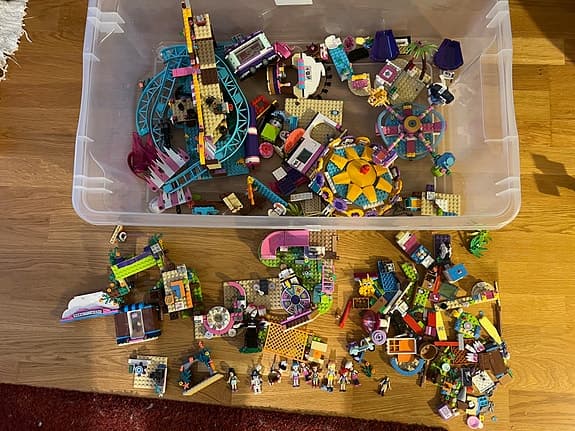 Lego Friends 41381 Räddningsuppdragsbåt + blandat Lego Friends