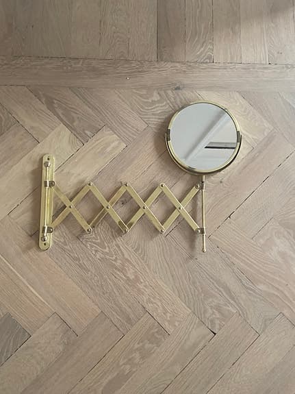 Retro / vintage spegel / sminkspegel