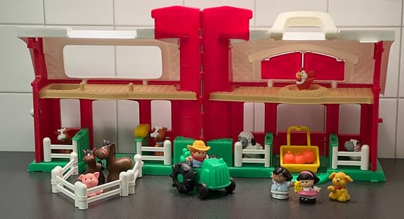 Fisher and Price Bondgård med Fordon, Djur och Figurer
