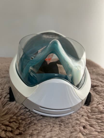 Subea Snorkelmask Full Face Snorkelmask Blå Vit Medium