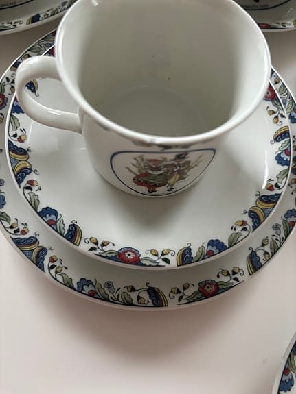 Kaffeservis Svenska landskapsdräkter Rörstrand