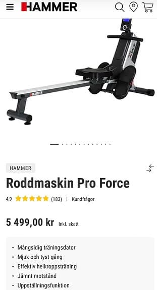 Roddmaskin Hammer Pro Force Rx1