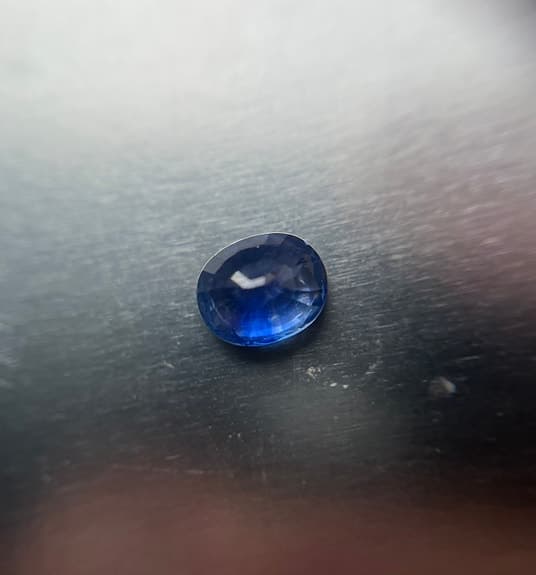 Oval blå safir 1.48 ct Ceylon