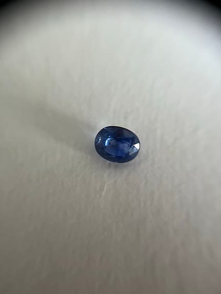 Oval blå safir 1.48 ct Ceylon
