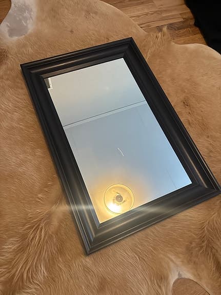 IKEA HEMNES spegel svart