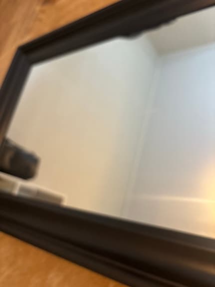 IKEA HEMNES spegel svart