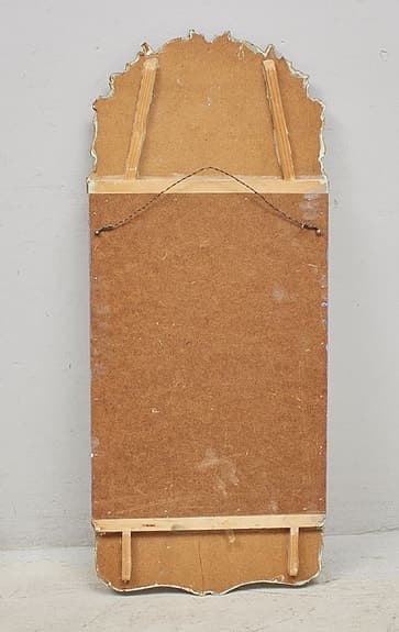 Spegel nyrokoko i guld och blått