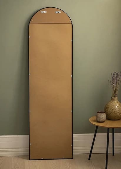 Hallspegel Arch (oanvänd), svart, 40x140 cm