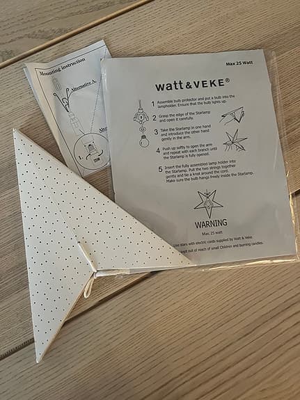 Watt & veke julstjärna