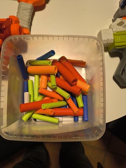 Nerf Guns och Mega Dartblasters set