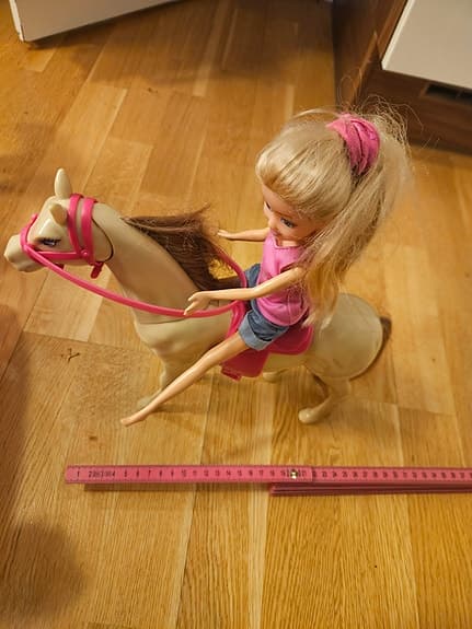 Barbie Hästar, Barbie dockor och Vagn Leksak