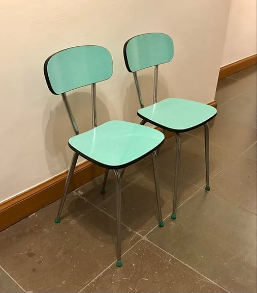 Vintage Formica stolar 1960-tal USA Frankrike