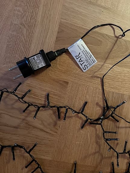 Ljusslinga 24 m, 1200 ledlampor, golden warm white, Star Trading