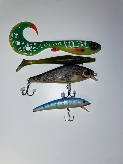 Fiske set för stora fiskar