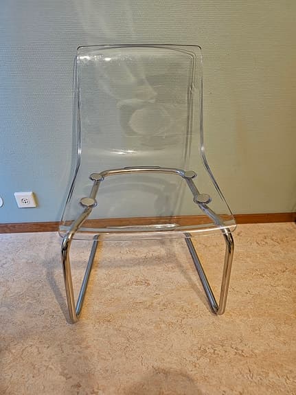Transparenta stolar 4 st