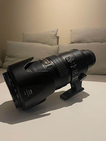 Nikkor 70-200mm f/2.8G II VR.