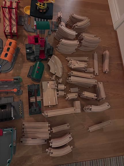 BRIO Träjärnväg Lekset