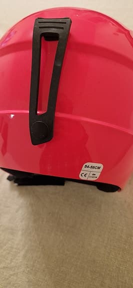 Rosa skid-/snowboardhjälm – storlek 54–58 cm