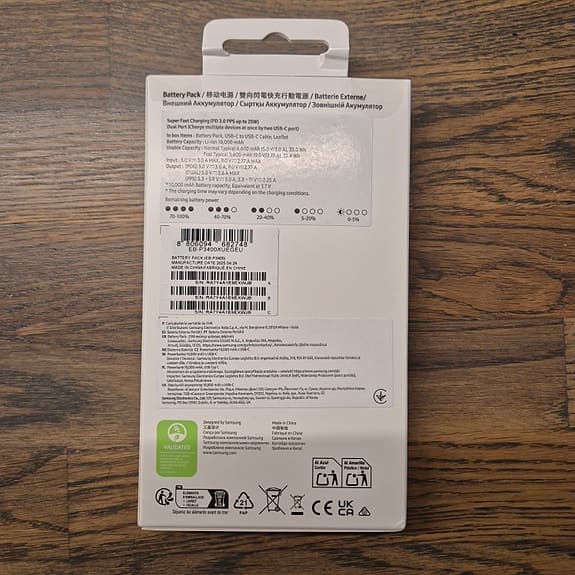 Powerbank Samsung 10 000mAh Battery Pack